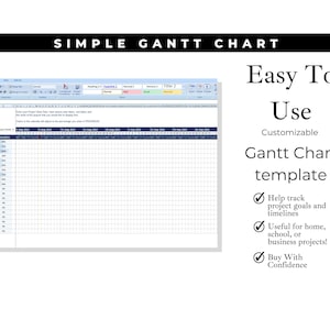 Simple Gantt Chart Excel Template