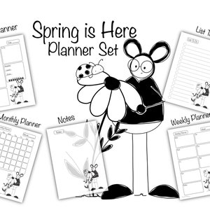 Daily Planner Weekly Planner Monthly Planner Printable planner Planner set Planner Inserts Instant Download  A4 size