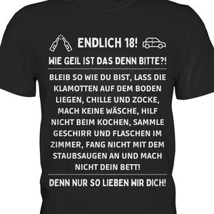 Finally 18! Shirt saying 18th birthday