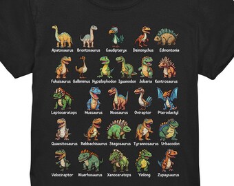 Dinosaur Alphabet Shirt Dino ABC School