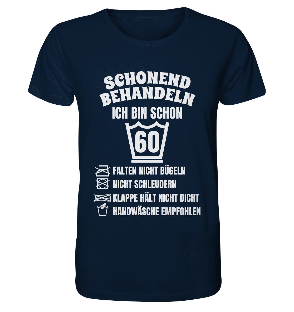 60. Geburtstag Shirt schonend Behandeln 60 Jahre lustig 60ter Etsy