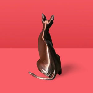 New sphynx cat design, home decoration, cat gift, cat item,  3d printed  cat  figurine majestic sphynx hairless cat