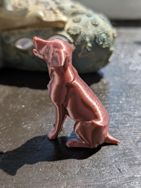 Labrador retriever dog sculpture home decor, 3D printed dog miniature, tabletop dog, small Statue, doglovers Gift, Cake Topper, dog memorial