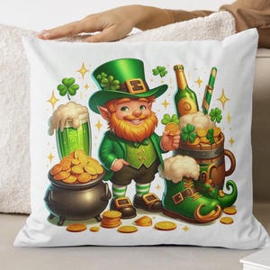 Printable Irish 8 Unique St Patricks day clipart bundle, Leprechaun png  transparent background, high resolution,  scrapbook
