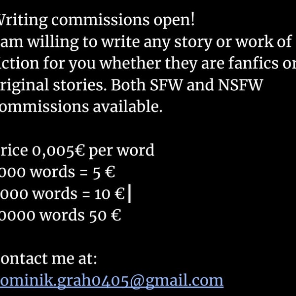 Writing Commissions