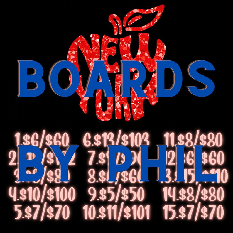 Pick Your Prize Bingo Board Etsy