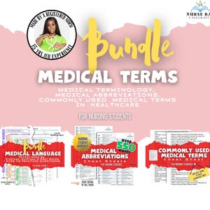 Pacchetto di terminologia medica per la scuola infermieristica (download digitale)