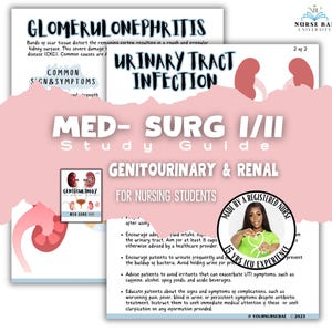 Genitourinary Renal Study Guide: Med-Surg I/II Nursing Notes