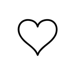 Heart outline Silhouette Instant Download includes Cricut, Cameo Silhouette SVG Cut File, JPEG Printable Image, PNG Transparent File