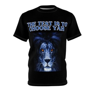Men And Womens The Test Is To Choose Yah Cut & Sew Tee