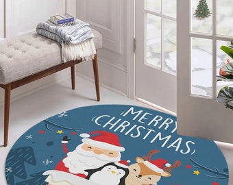 Happy Holidays Mat | Christmas Doormat | Merry Christmas | Winter Decor | Welcome Mat | Holiday Rug | Winter Decor | Christmas Gift
