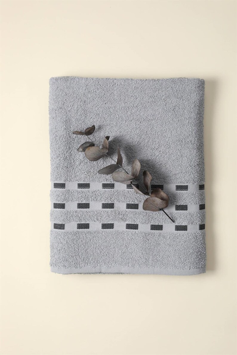 Bath Towel 90x150, Thick Absorbent Towel, Personalized Towel, Housewarming Gift, Soft Towel,Beach Towel, Wholesale Towel, Bath Towel Gray