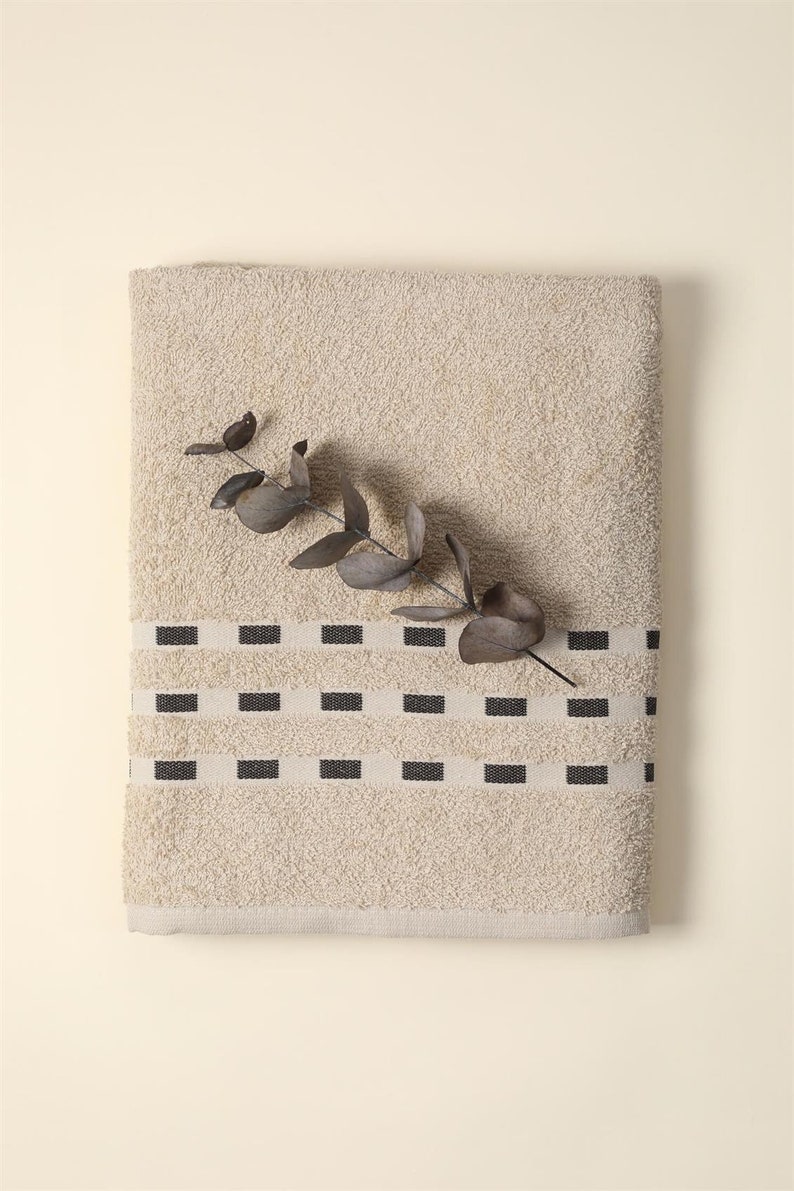 Bath Towel 90x150, Thick Absorbent Towel, Personalized Towel, Housewarming Gift, Soft Towel,Beach Towel, Wholesale Towel, Bath Towel Beige