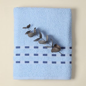 Bath Towel 90x150, Thick Absorbent Towel, Personalized Towel, Housewarming Gift, Soft Towel,Beach Towel, Wholesale Towel, Bath Towel Blue