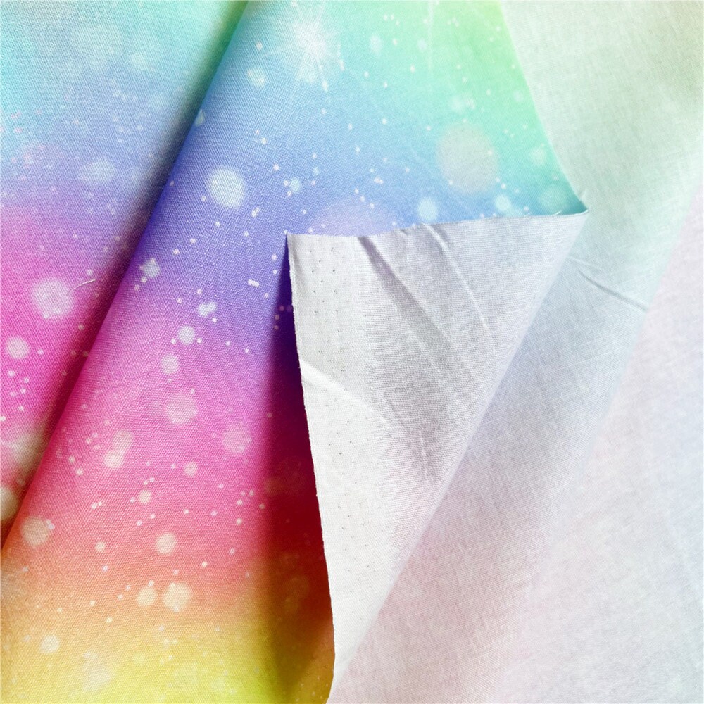 Rainbow Colorful Star Cotton Fabric Colour Cloth 43inch X 1/2 Yard - Etsy