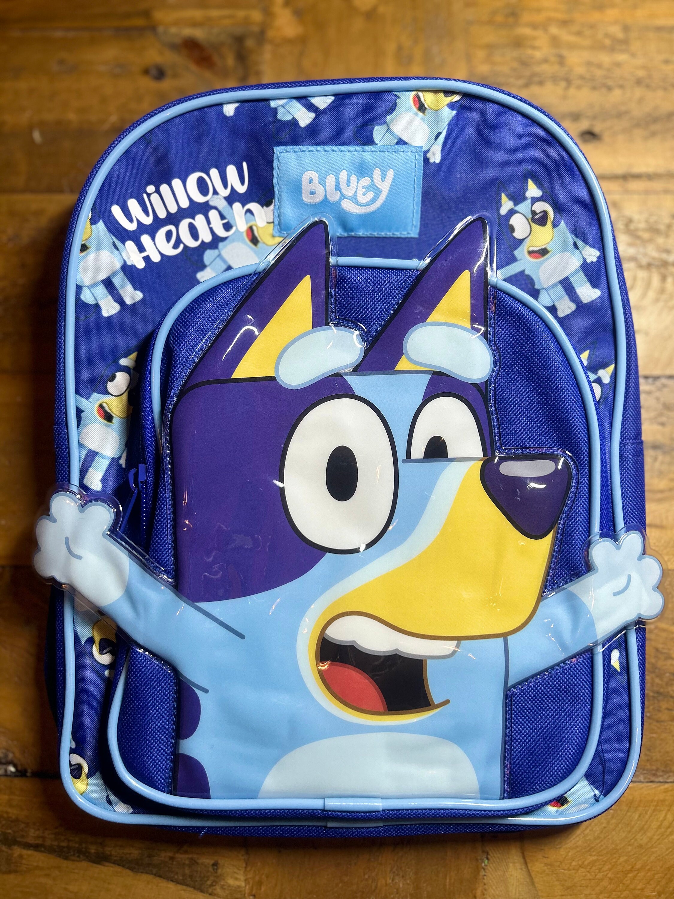 Personalised Bluey and Cousins Backpack and Lunch Bag Set - Personalised Embroidered Backpack with Detachable Lunch Bag - Kids Backpack - My 1st Years