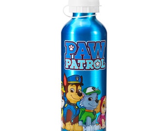 Personalised Paw Patrol Official Character Aluminium Drinks Water Bottle