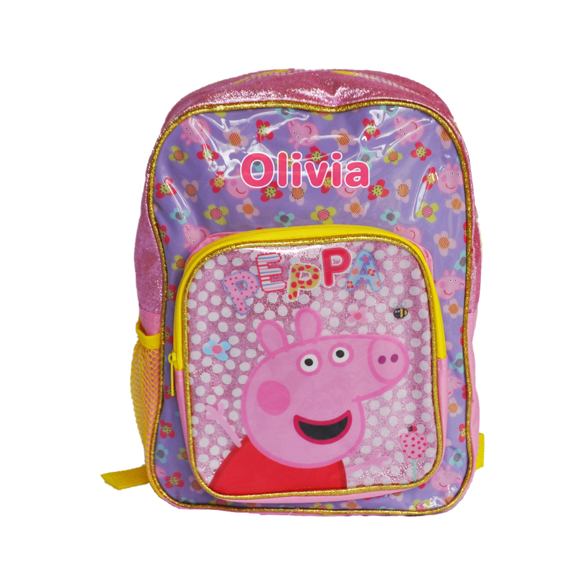 Personalized peppa pig backpack 2025