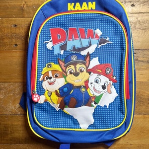 Personalised Paw Patrol Kids Large Official Backpack, Back to School, Pre-school backpack, Toddler backpack image 8