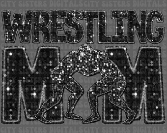 WRESTLING MOM GLITTER png, nepborduurwerk, neppailletten png, moeder glitter worstelen png, moeder worstelen png, moeder worstelen digitaal