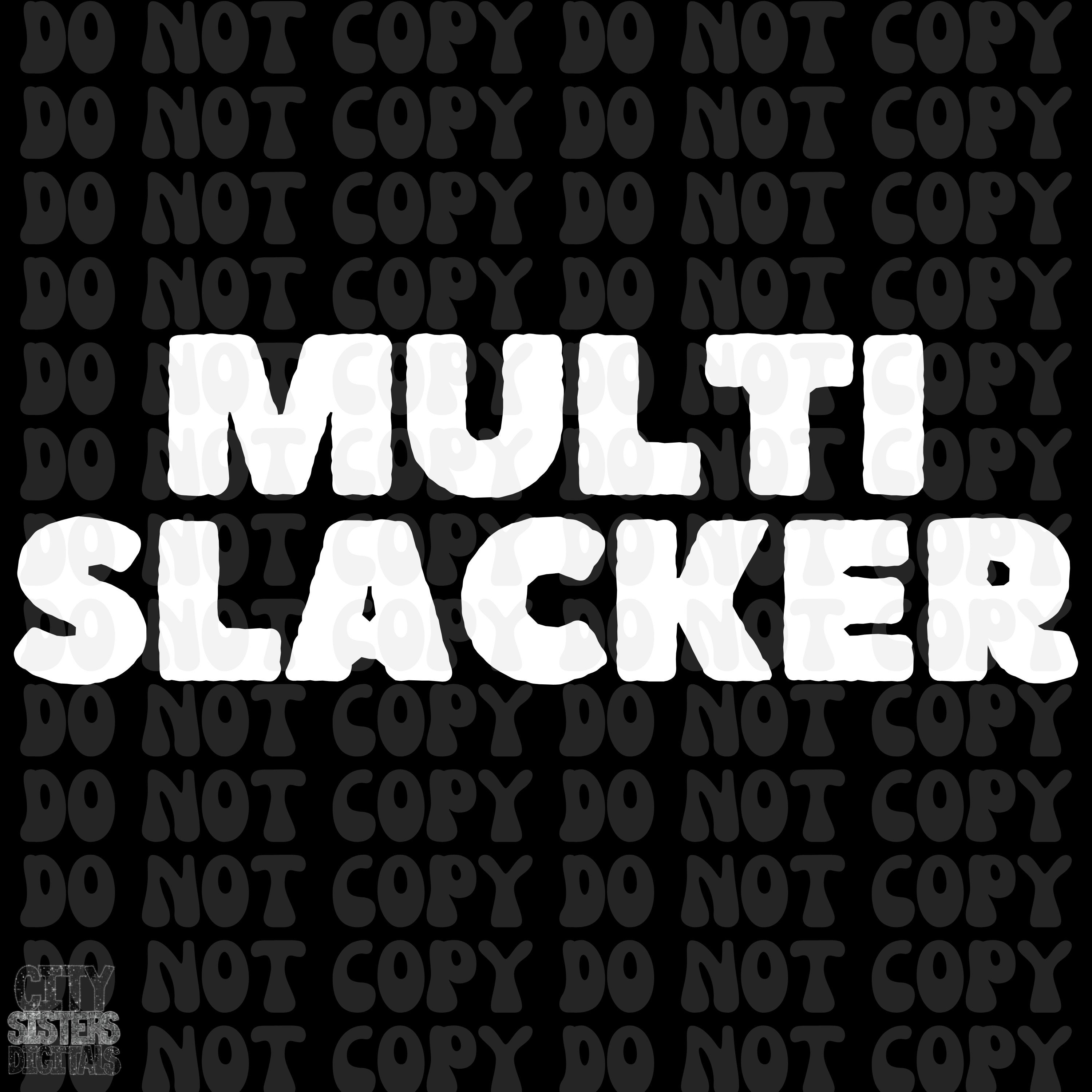 Slacker Letters Multi Slacker PNG: Sarcastic Humor Design (digital Download) - Etsy