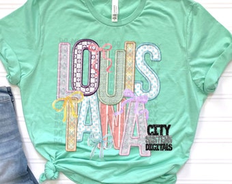 COQUETTE LOUISIANA png, Louisiana bow png, Louisiana png, Louisiana digital, Coquette state png, Coquette png, State bow png