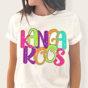 NEON KANGAROOS png, Kangaroos digital sublimation & dtf, bright Kangaroos png, Kangaroos pride png, retro Kangaroos png, mascot png