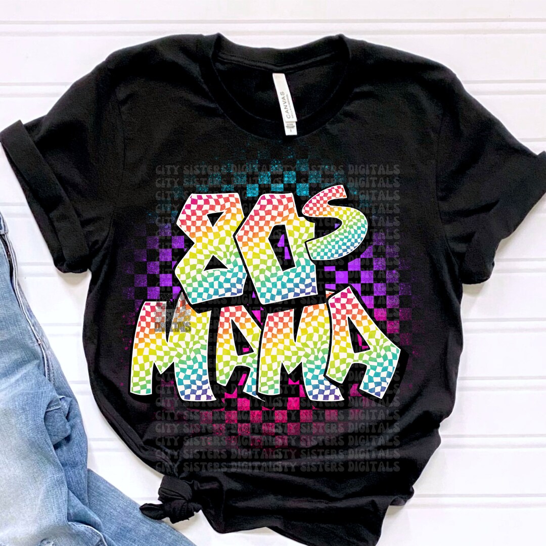 Mum 80 Lettering Retro 80's Mama PNG: Graffiti Font (digital Download) - Etsy