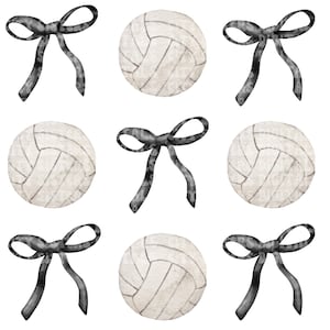 COQUETTE VOLLEYBALL BOWS png, volleyball bow png, volleyball png, coquette volleyball png, sports bow png, Coquette png