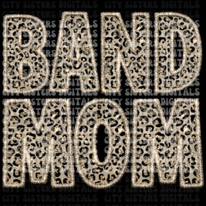 BAND MOM digital, faux glitter band mom png, band mom digital, here for the band, marching band season digital file