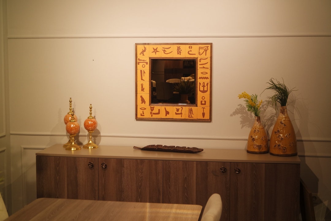 Ancient Egypt Mirror Egypt Theme Mirror Decorative Mirror Etsy