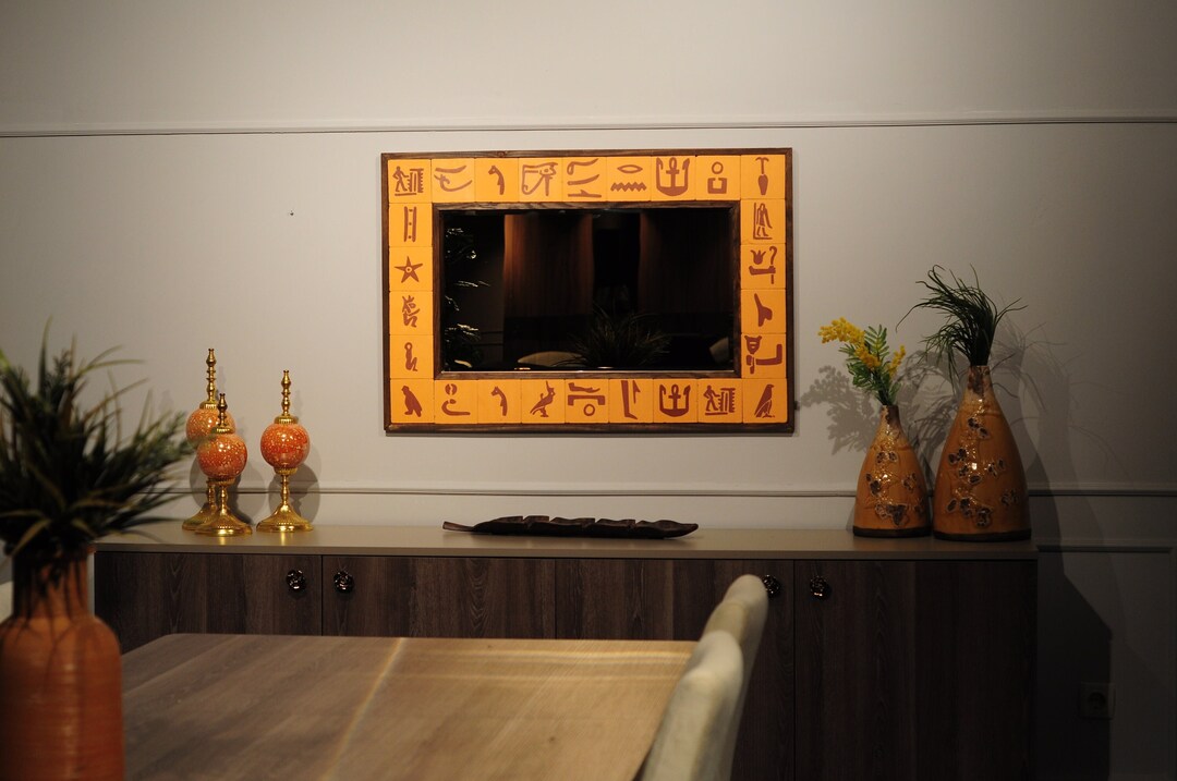 Egypt Theme Mirror Ancient Egypt Mirror Decorative Mirror Etsy