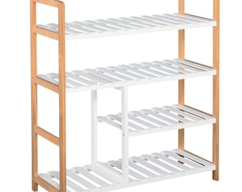 Wooden Shoe Rack - Shoe Storage Organizer - Shoe Shelves - Home Decor