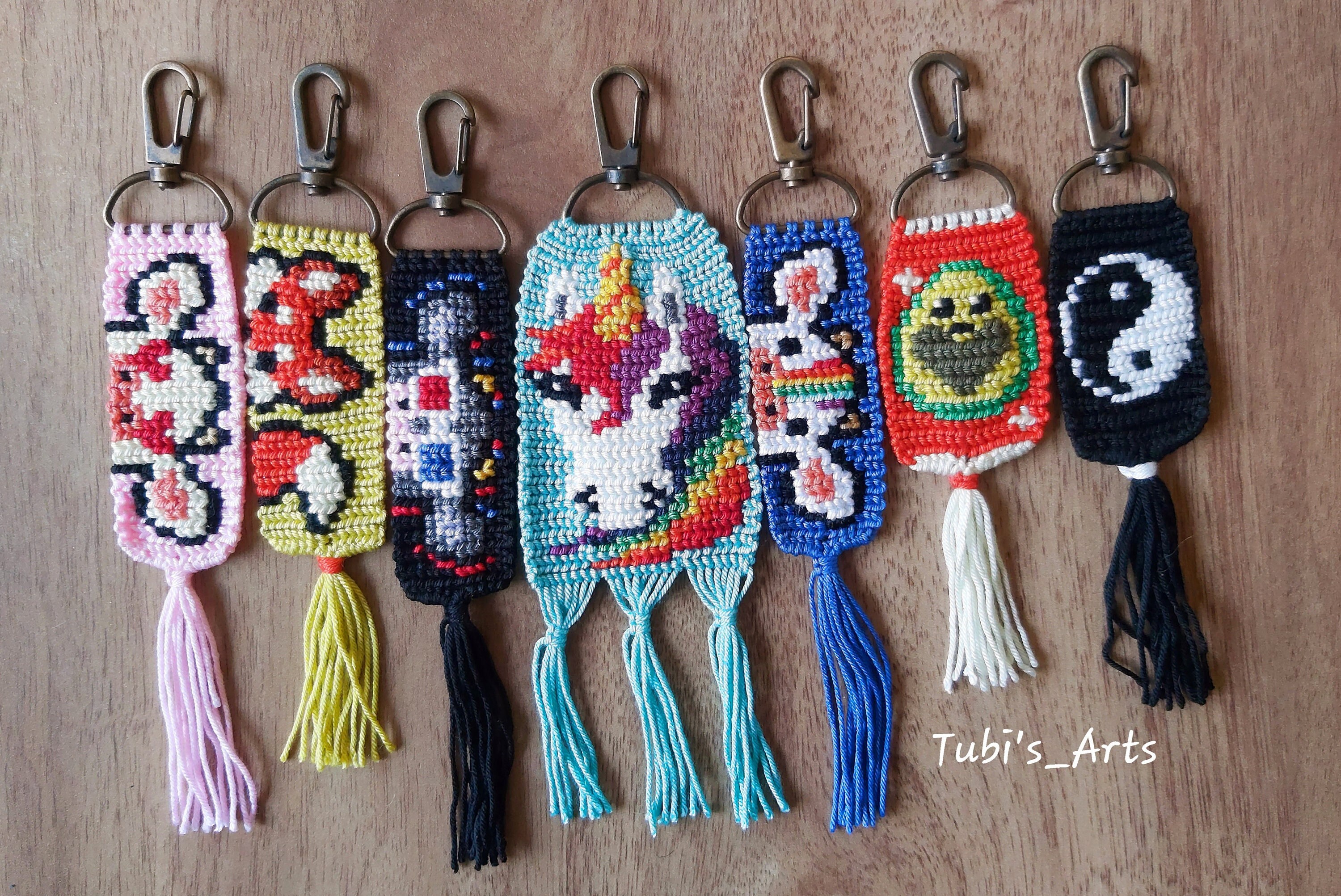 小物 OVY  Carabiner Macrame Keychain  i'm ok OVY Carabiner Macrame Keychain i'm ok
