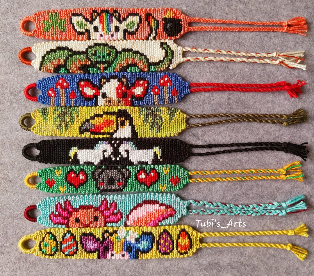 Beaded Bracelet Animal Crossing Friendship Bracelet How To Make