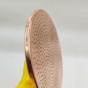Unlacqered solid copper shower head , shower head , outdoor shower head