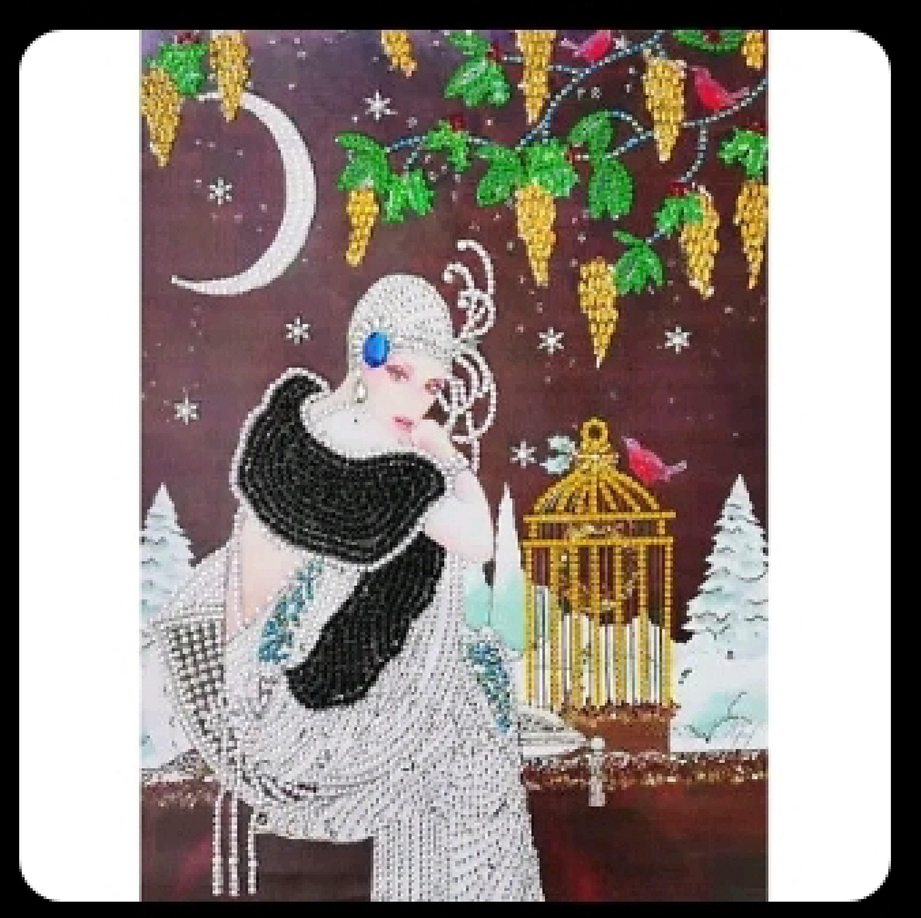 Partial Drill Special Shape DIY 5D Diamond Painting Noble Lady Y024 ...