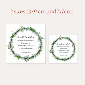 Christmas Bible Verses, Christmas Scripture Cards Printable, Christian ...