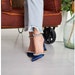 navy blue ankle strap shoes
