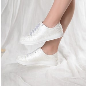 Bridal Shoes,Wedding Shoes,White Lace Bridal Sneakers,Wedding Sport Shoe,Bridal Sneaker,White Wedding Sneaker,Bridal Shoe,Wedding Sport Shoe