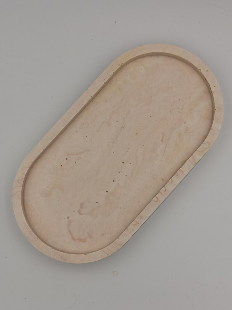 Sand Color Jesmonite Tray Jewellery Trinket Dish Candle Etsy