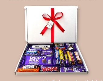 Cadbury Chocolate Gift Box | Mother's Day Chocolate Hamper | Happy Birthday | Personalised Hug In A Box | Valentine's Day | Letterbox Gift