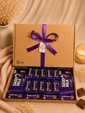 Cadbury Dairy Milk Hamper | Chocolate Gift Box | Personalised Message With Ribbon