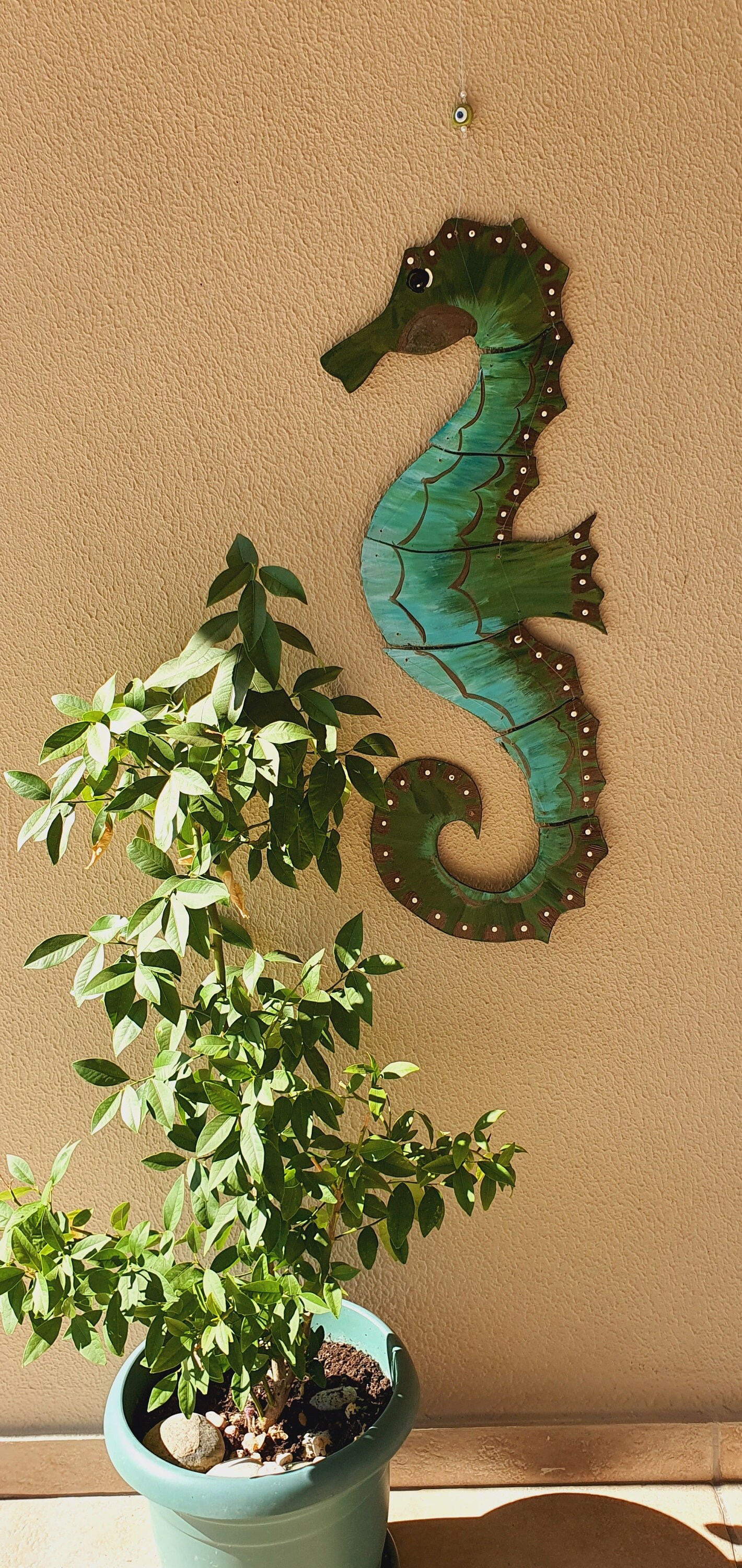 Seahorse Wall Hanging Seahorse Wall Decor Handmade Etsy