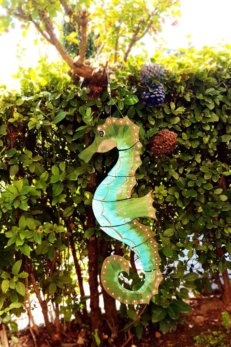 Seahorse Wall Hanging Seahorse Wall Decor Handmade Etsy