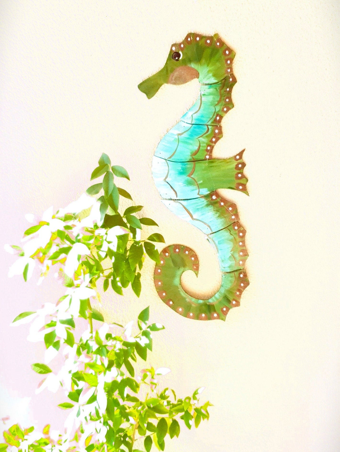 Seahorse Wall Hanging Seahorse Wall Decor Handmade Etsy