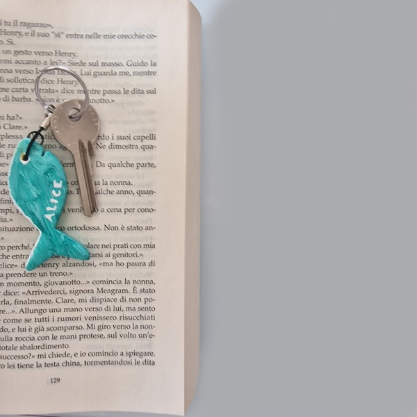 Porte clés poisson bois - Etsy France