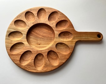 Deviled Egg Tray, Charcuterie Board, Cheese Board with handle