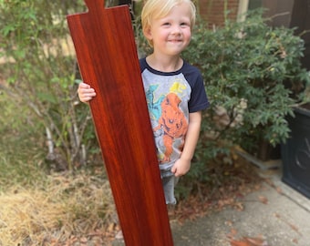 Extra Long Wood Charcuterie Board: Rustic Serving Tray