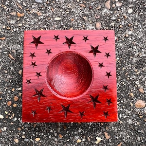 Wood Pasta and Ravioli Mold Tray-Star Pattern